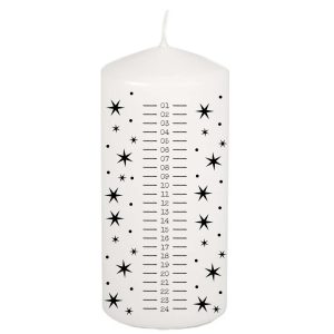 Kaars adventskaars sterren