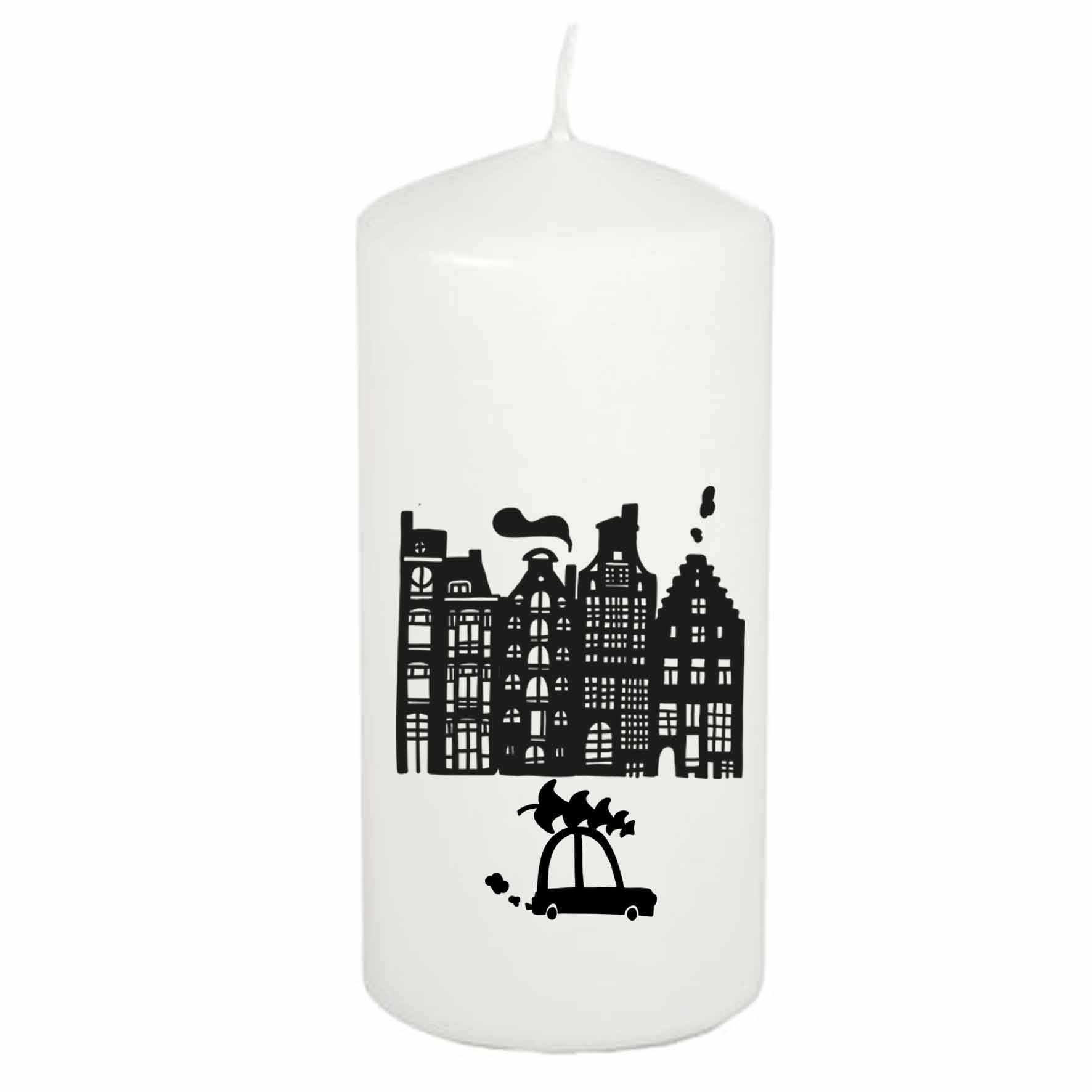 Kaars kerst straat - Afbeelding 2
