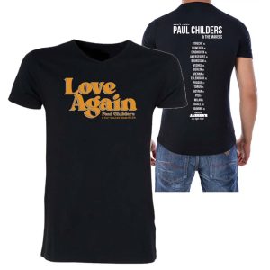 Heren t-shirt love again powered by jaegers