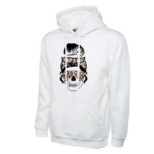 Dames hoodie doodshoofd