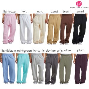 Unisex joggingbroek eigen tekst