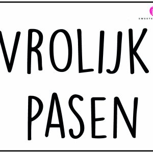 Herbruikbare raamsticker vrolijk pasen