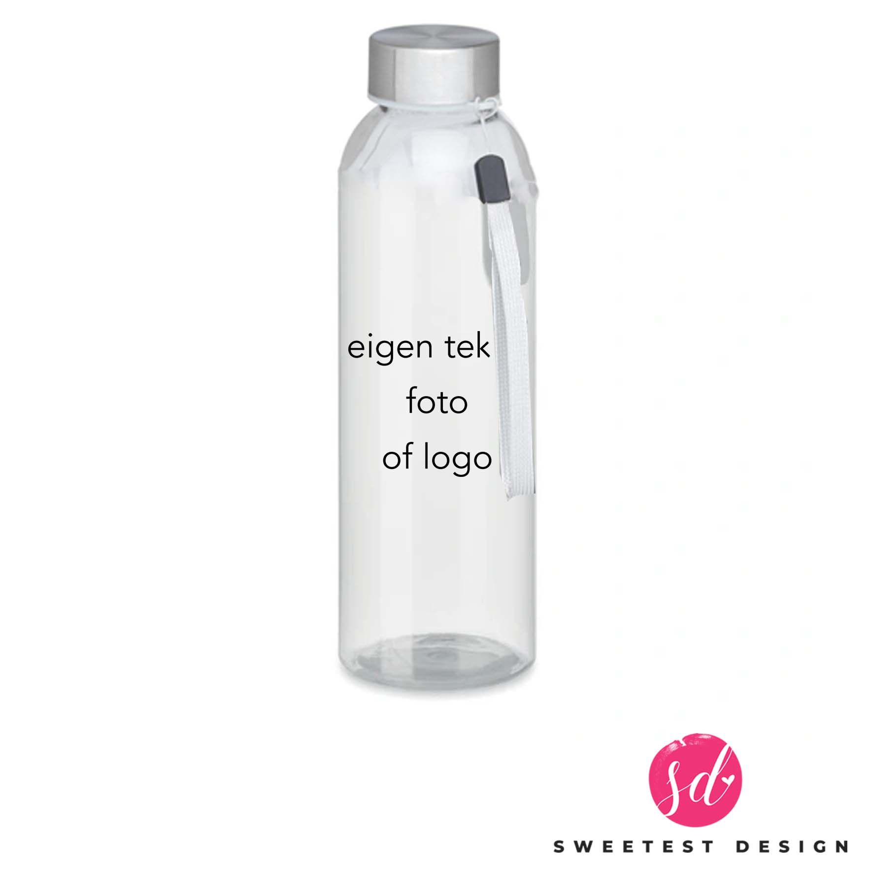Waterfles met eigen tekst