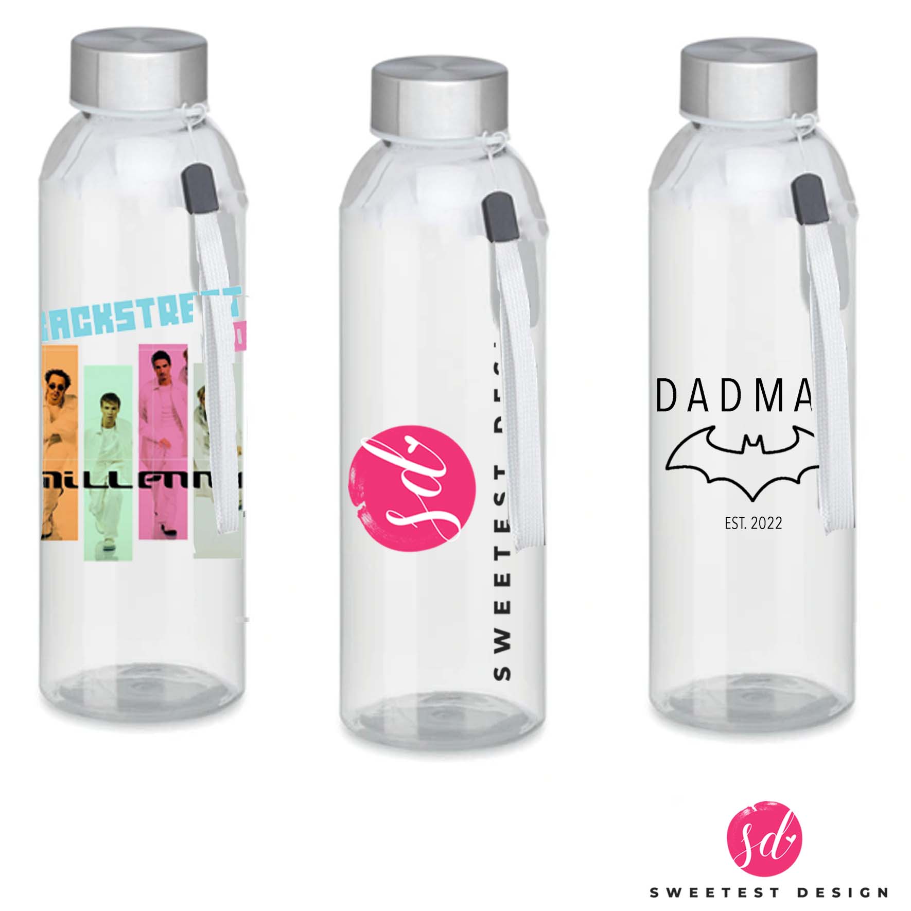 Waterfles met eigen tekst - Afbeelding 3