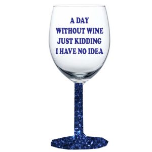 Wijnglas a day without wine